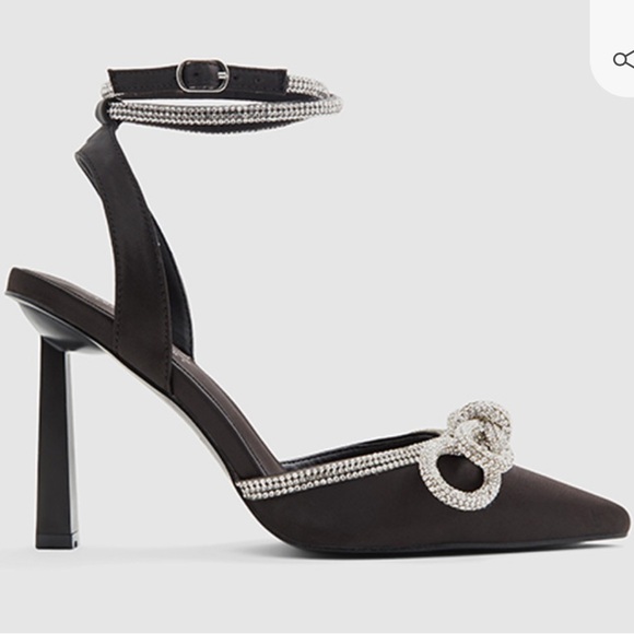 Call it Spring Rhinestone Bow Galaa Heels - Picture 2 of 8